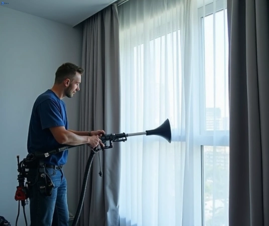 Professional curtain stain removal process equipment Matty Curtain Cleaning hurstville-grove-nsw